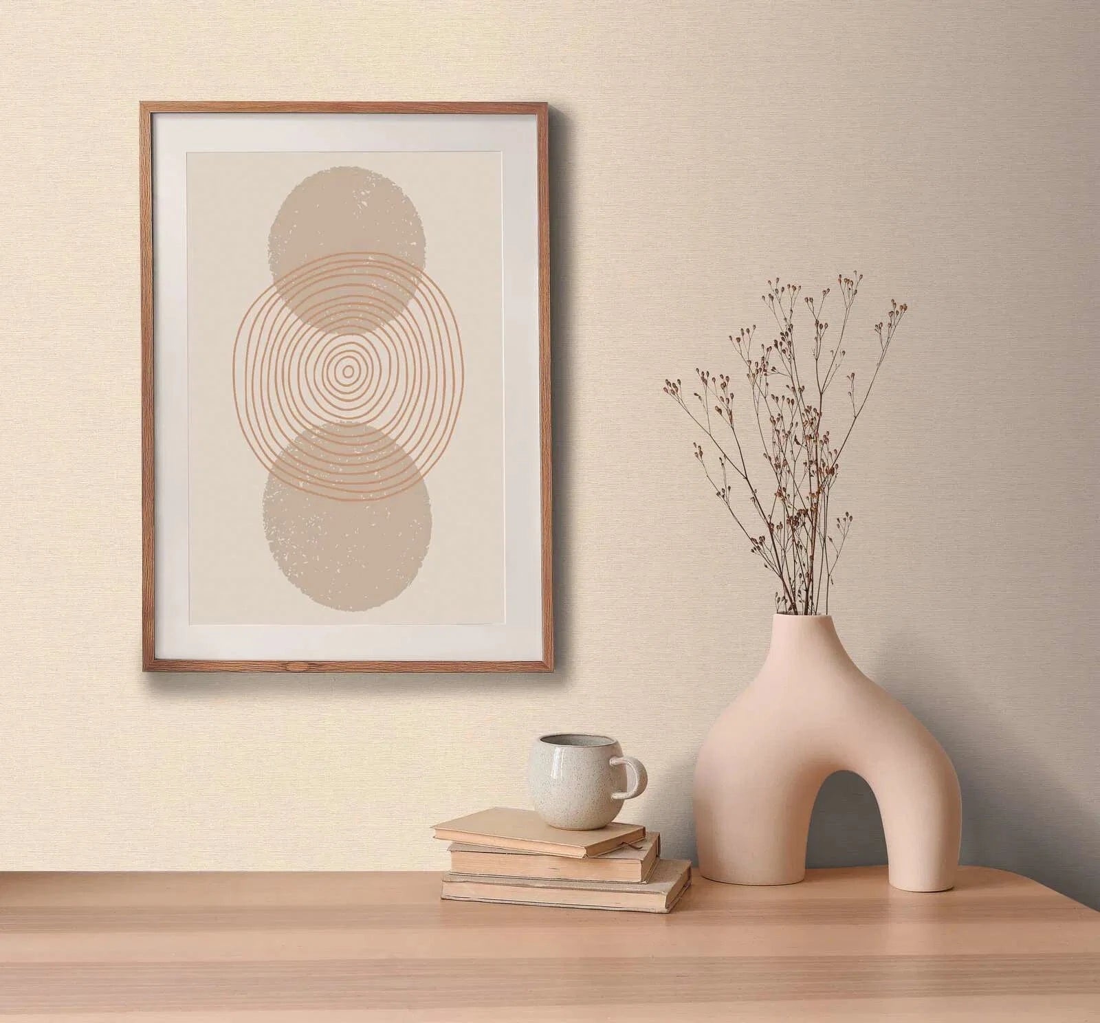 Pastelkrāsas tapetes rozā krāsā ar smalku teksturētu rakstu - 1127320 AS Creation