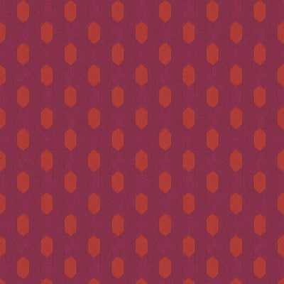 Purpursarkanas tapetes ar ģeometrisko rakstu - violeta, sarkana, oranža 1322103 AS Creation