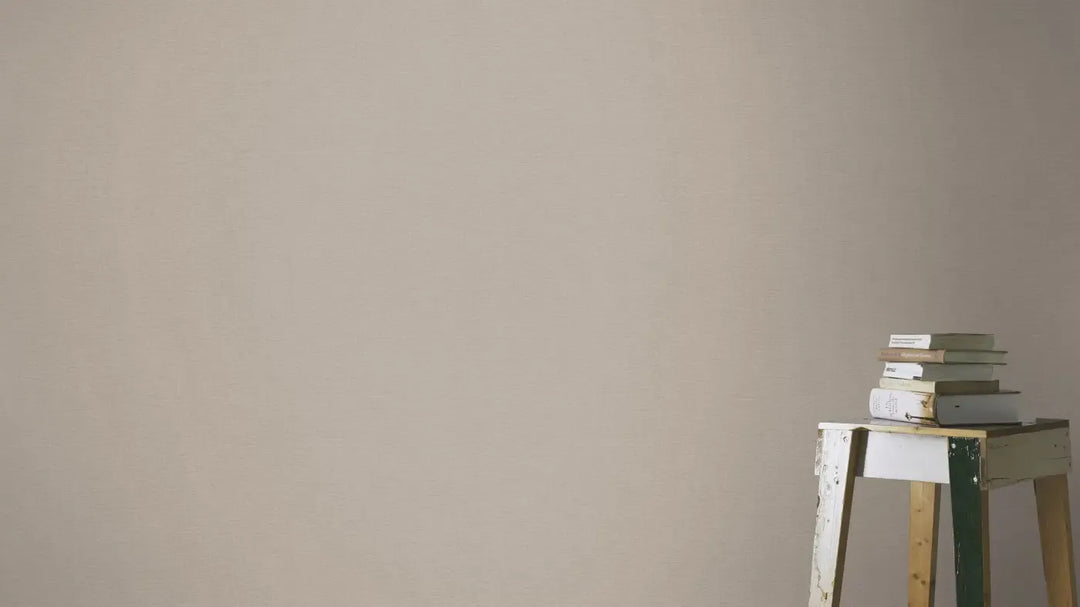 Rasch wallpaper 1562664 | A warm, taupe shade with a fine fabric texture