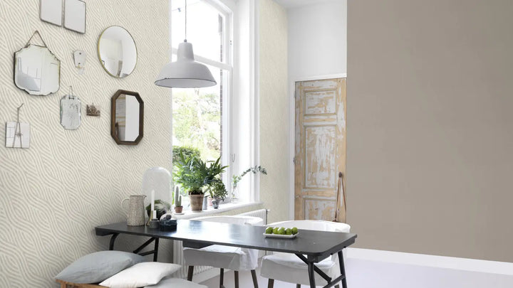 Rasch wallpaper 1562705 | A warm grey shade with a distinctive linen-like texture