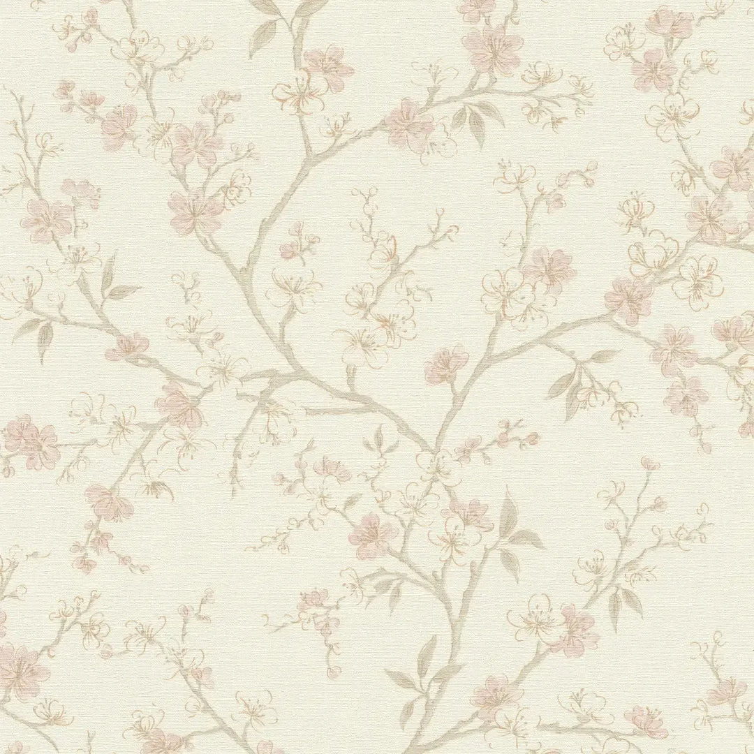 Rasch wallpaper 1562705 | A warm grey shade with a distinctive linen-like texture