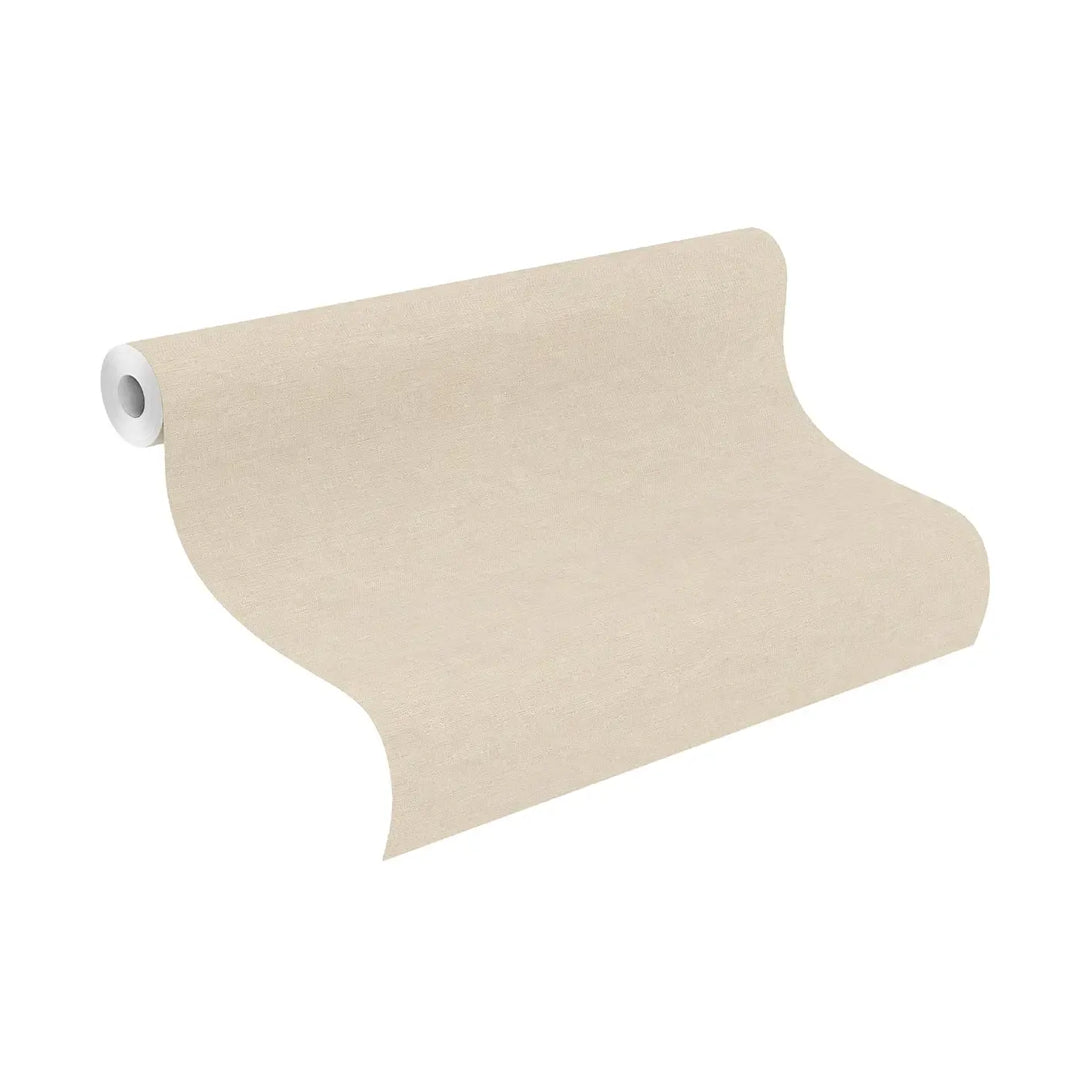 Wallpaper 1612220 | A creamy beige shade with a deeply matt linen texture