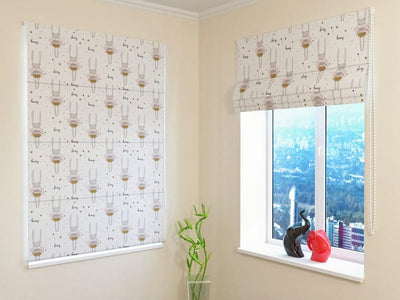 Beautiful Children's Roman Blinds - Fairy Tale Bunny - Making Tapetenshop.lv