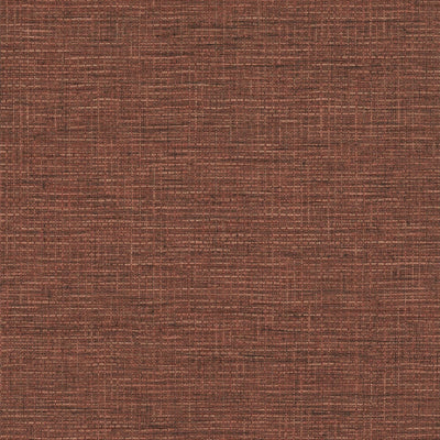Sarkanas tapetes ar rafijas rakstu un auduma izskatu, 1360367 AS Creation