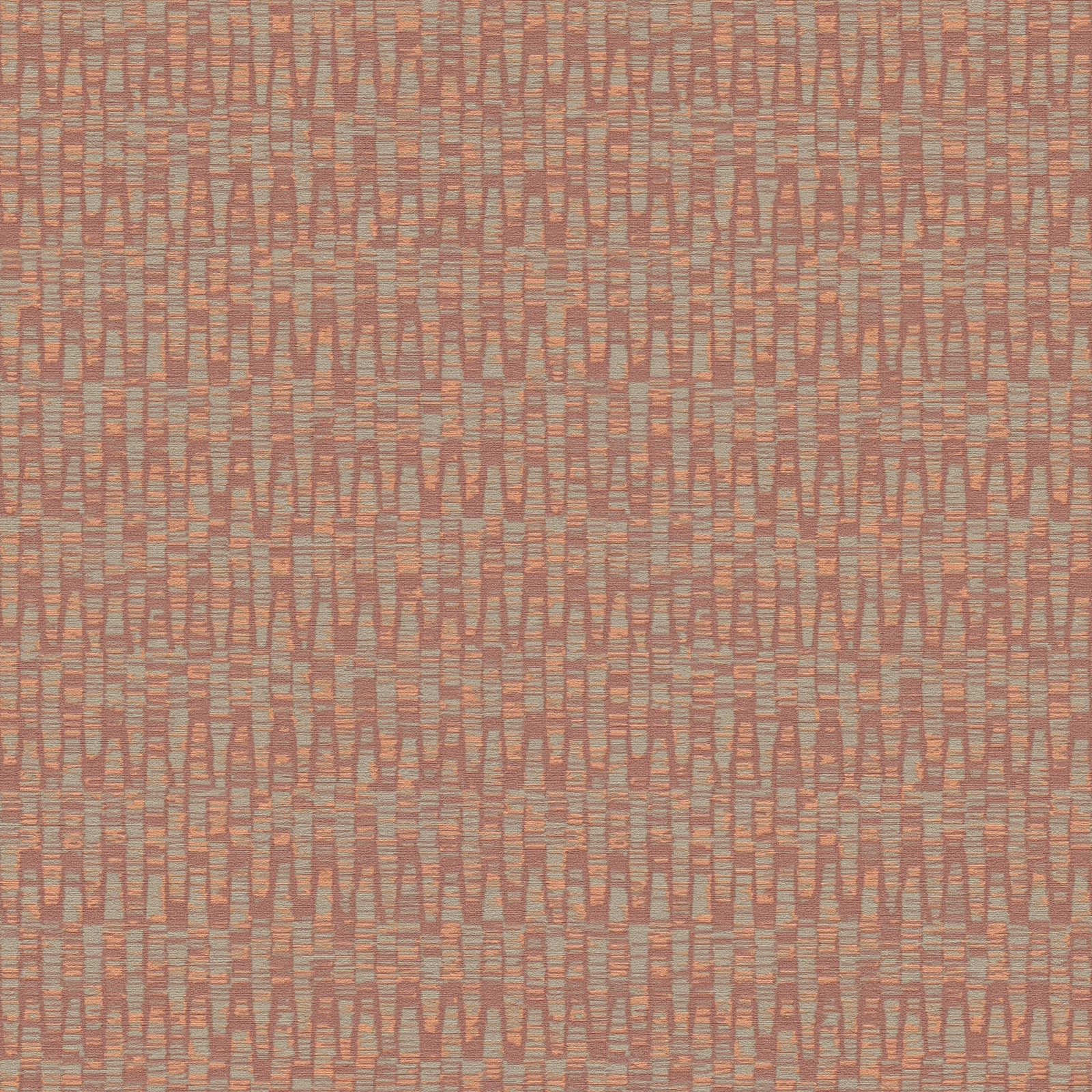 Sarkanbrūnas tapetes ar neuzkrītošu rakstu - 1373412 AS Creation