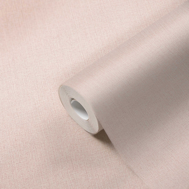 Tapetes ar tekstila rakstu rozā krāsā AS Creation 363785 AS Creation