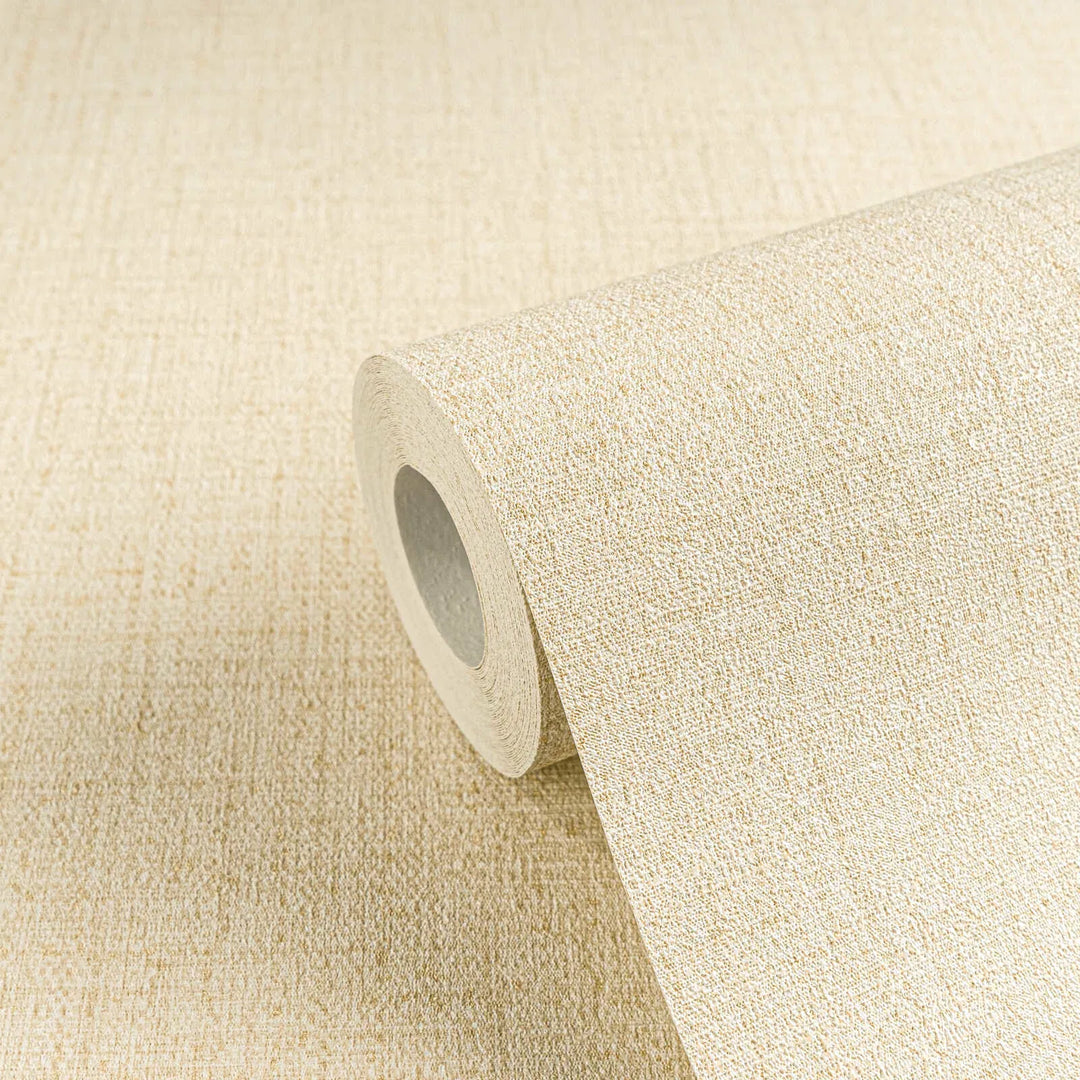 Stilīgas viengabala tapetes ar delikātu, mirdzošu reljefu audumu | balta | 3010205 AS Creation