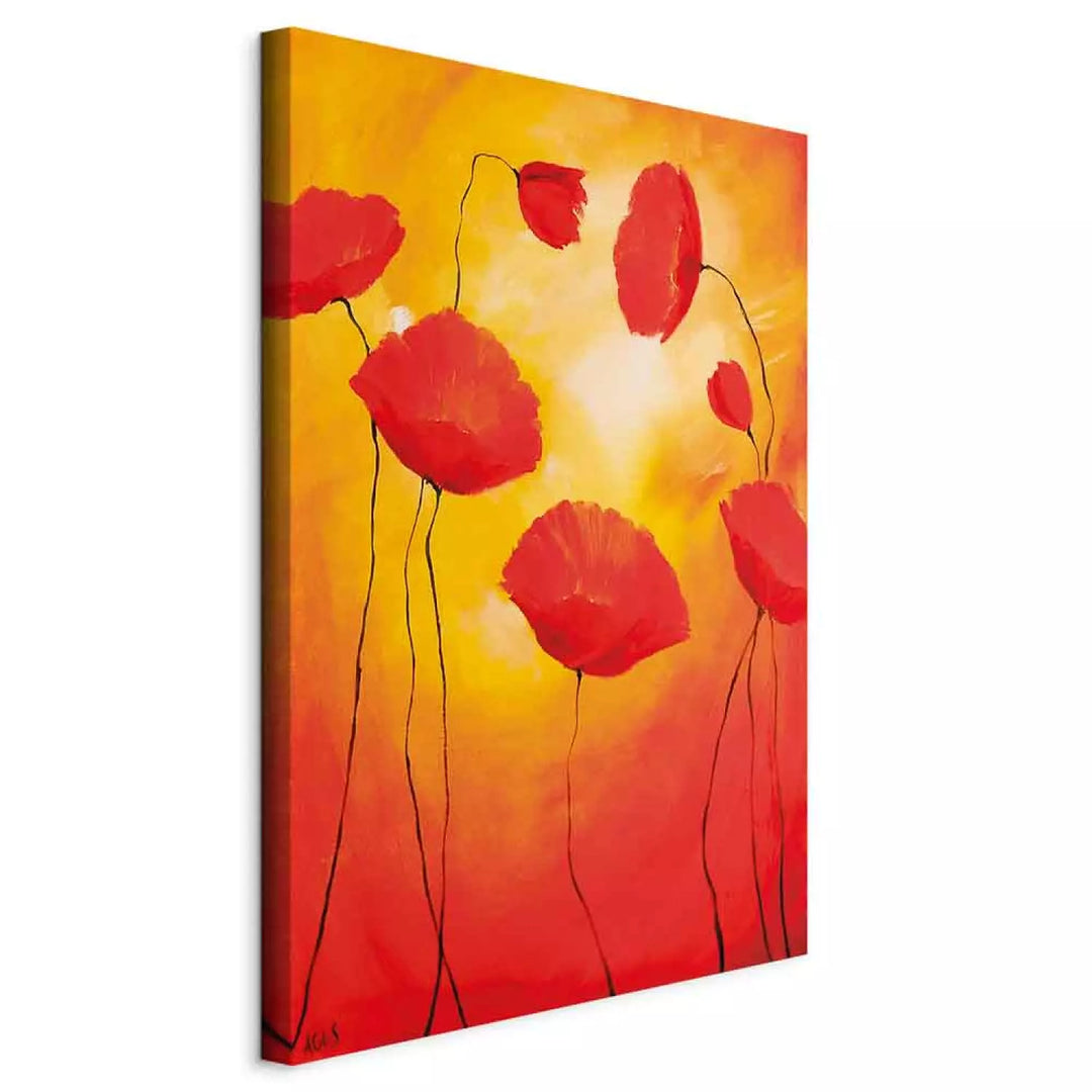 Canva with flowers - Sunny Poppies, 162303