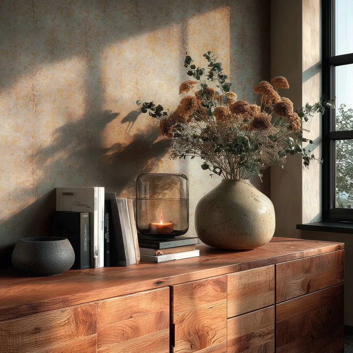 Tapešu ar stiliizētu koka motīvu | brūna krāsā - 3012705 AS Creation