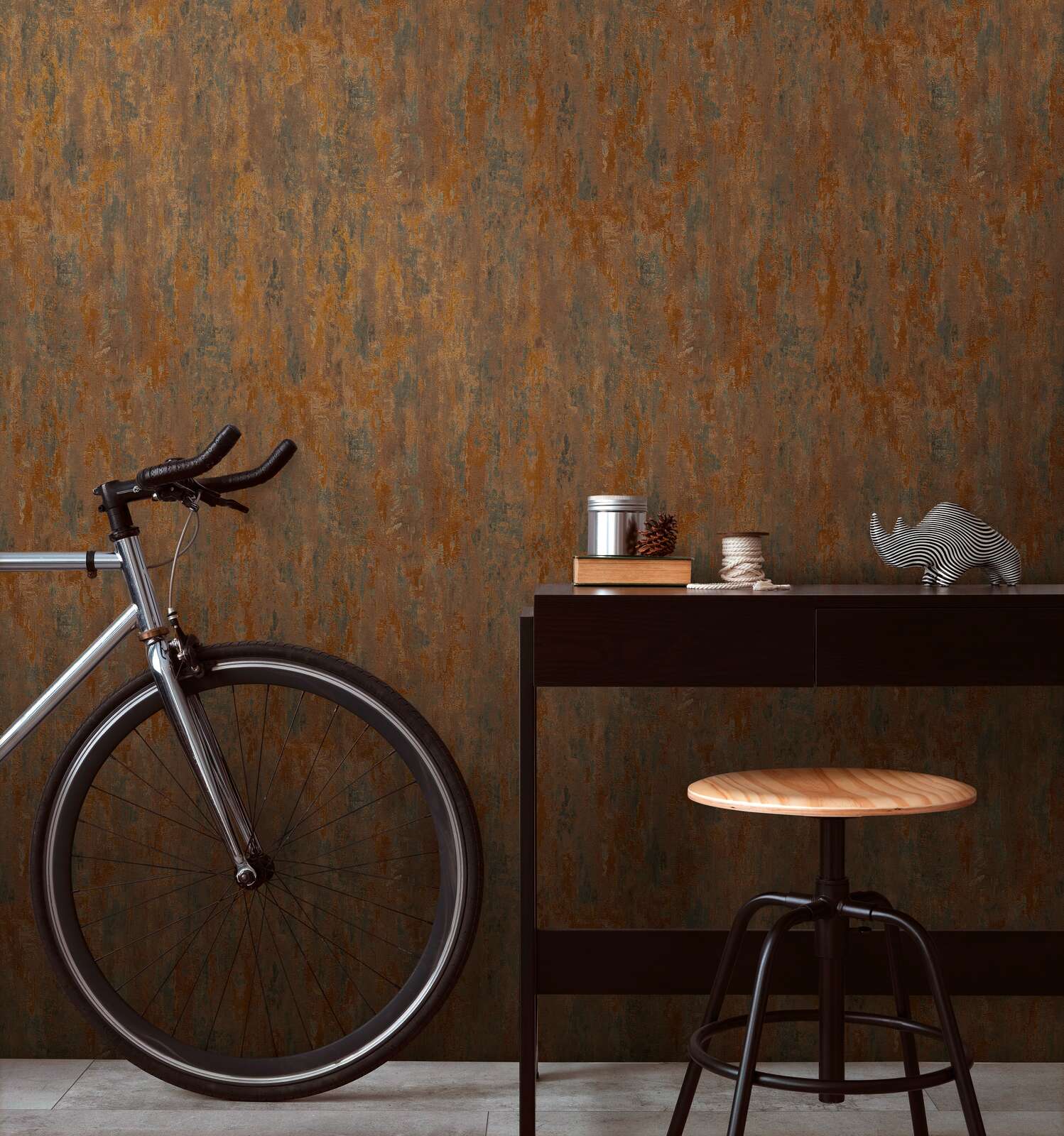 Sarkanbrūnas struktūras tapetes AS Creation 32651-1 AS Creation