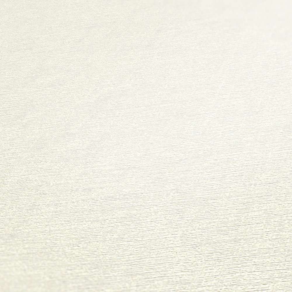 Flizelna tapetes vienkrāsainas ar lina izskatu - baltas AS 356468 AS Creation