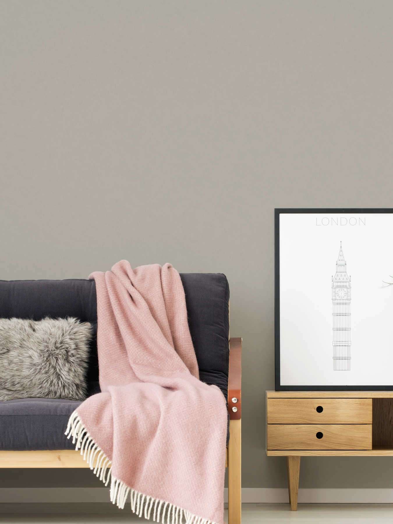 Flizelīna tapetes ar ģipša struktūru gaiši pelēkā krāsā AS 376947 AS Creation