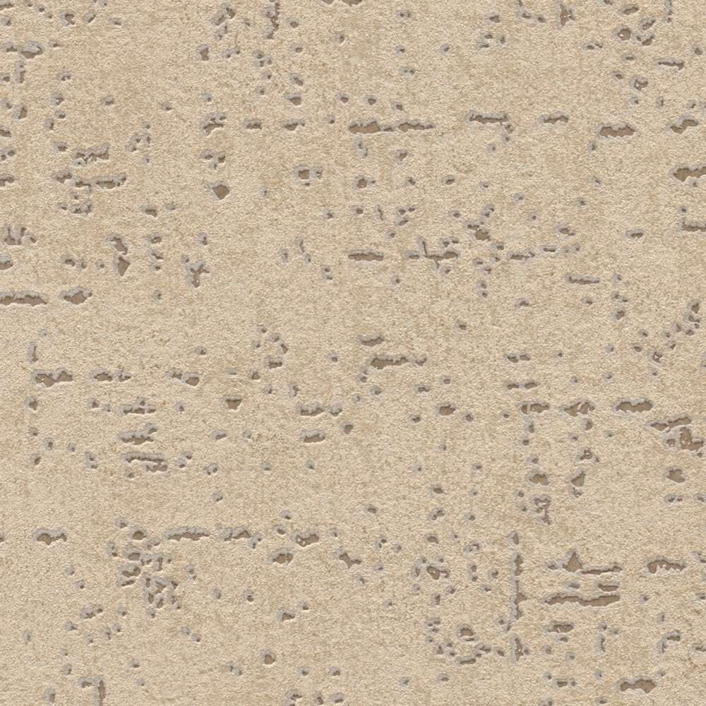 Tapetes ar ģipša struktūru brūnos toņos AS 379043 AS Creation