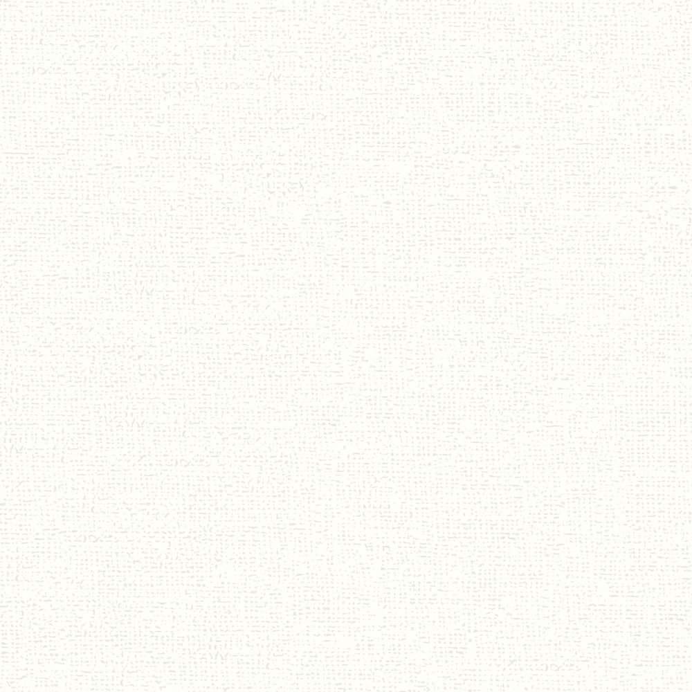 Matētas vienkrāsainas tapetes baltā krāsā AS 379862 Tapetenshop.lv