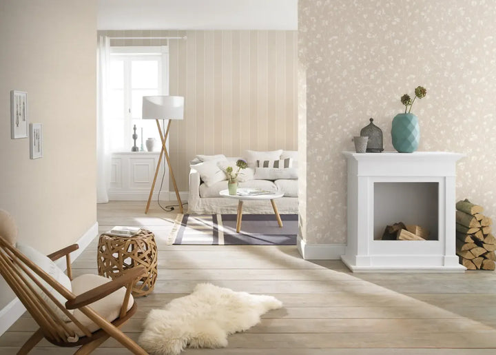 Wallpaper 1612046 | An elegant striped pattern in shades of sand