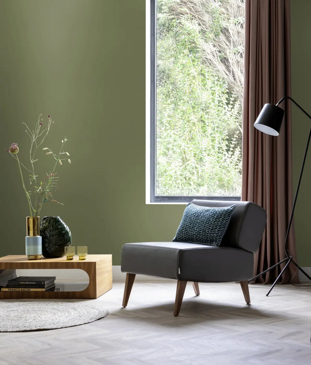 Wallpaper 2476662 | An olive-green shade with a subtle satin sheen