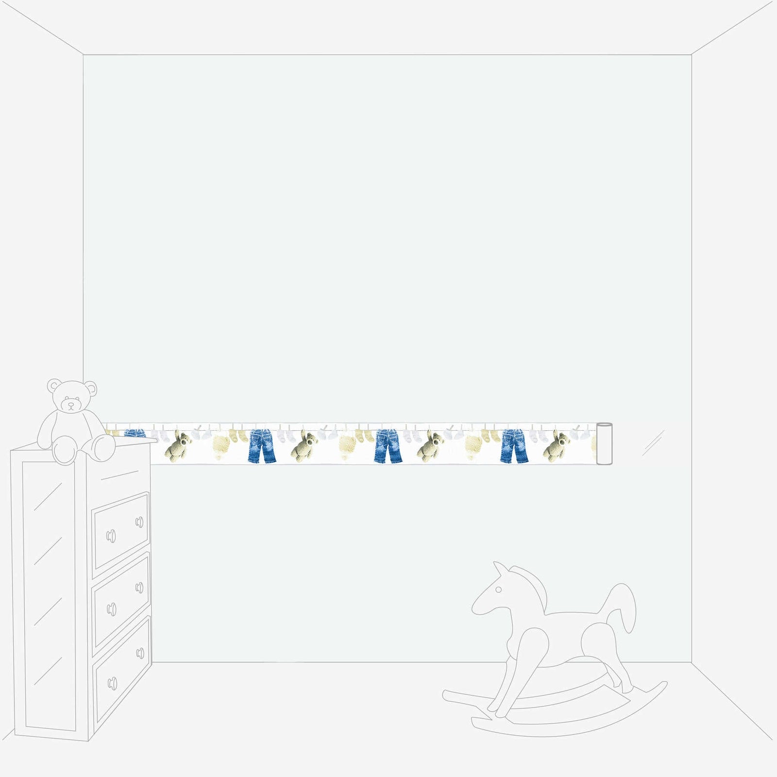 Ekoloģiskas tapetes bērnu istabai (bez ftalātiem un vinila) - 1274075 AS Creation