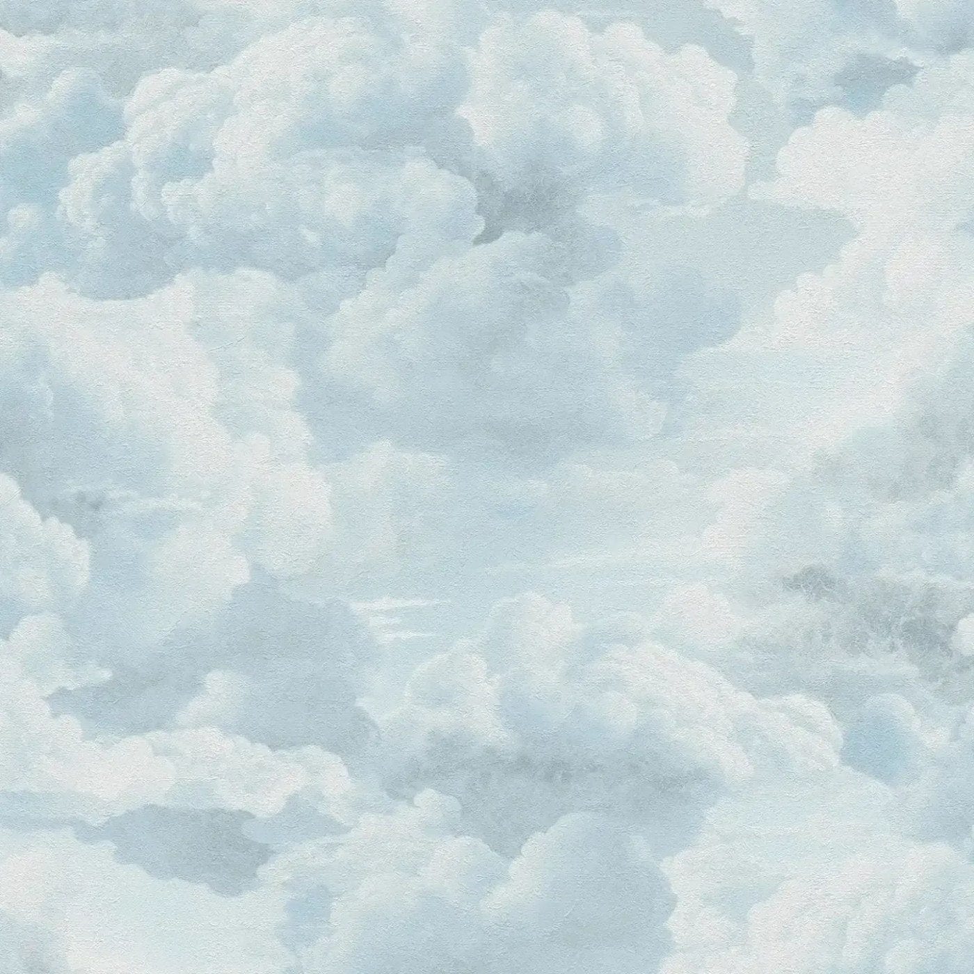 Tapetes - abstrakts mākoņu raksts glezniecības stilā zilos toņos AS Creation