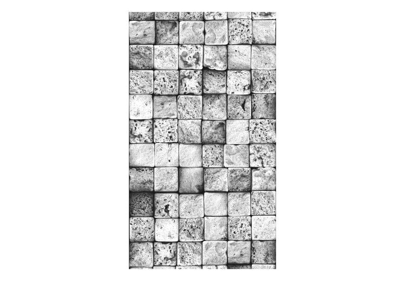 Tapetes - Akmens mozaīka  pelēkos toņos, 89061 G ART