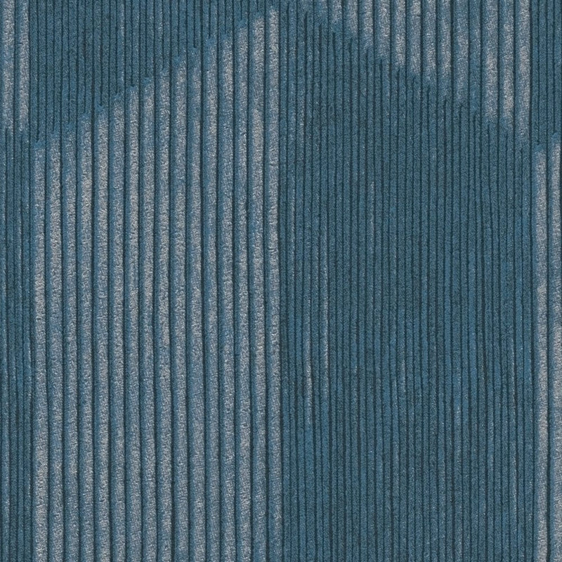 Tapetes ar 3D grafisku rakstu zilā krāsā, 1361601 AS Creation