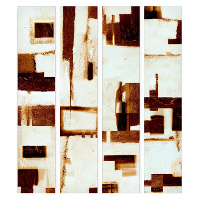Tapetes ar abstrakciju brūnos toņos - Mākslinieciskais diapazons, 89700 G ART