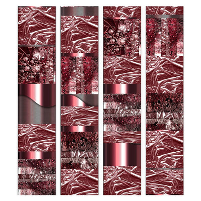 Tapetes ar abstrakta rakstu - Diversitas (bordo krāsā), 89721 G ART
