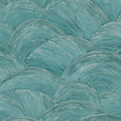 Tapetes ar abstrakta viļņu rakstu, zilā krāsā 1373614 AS Creation