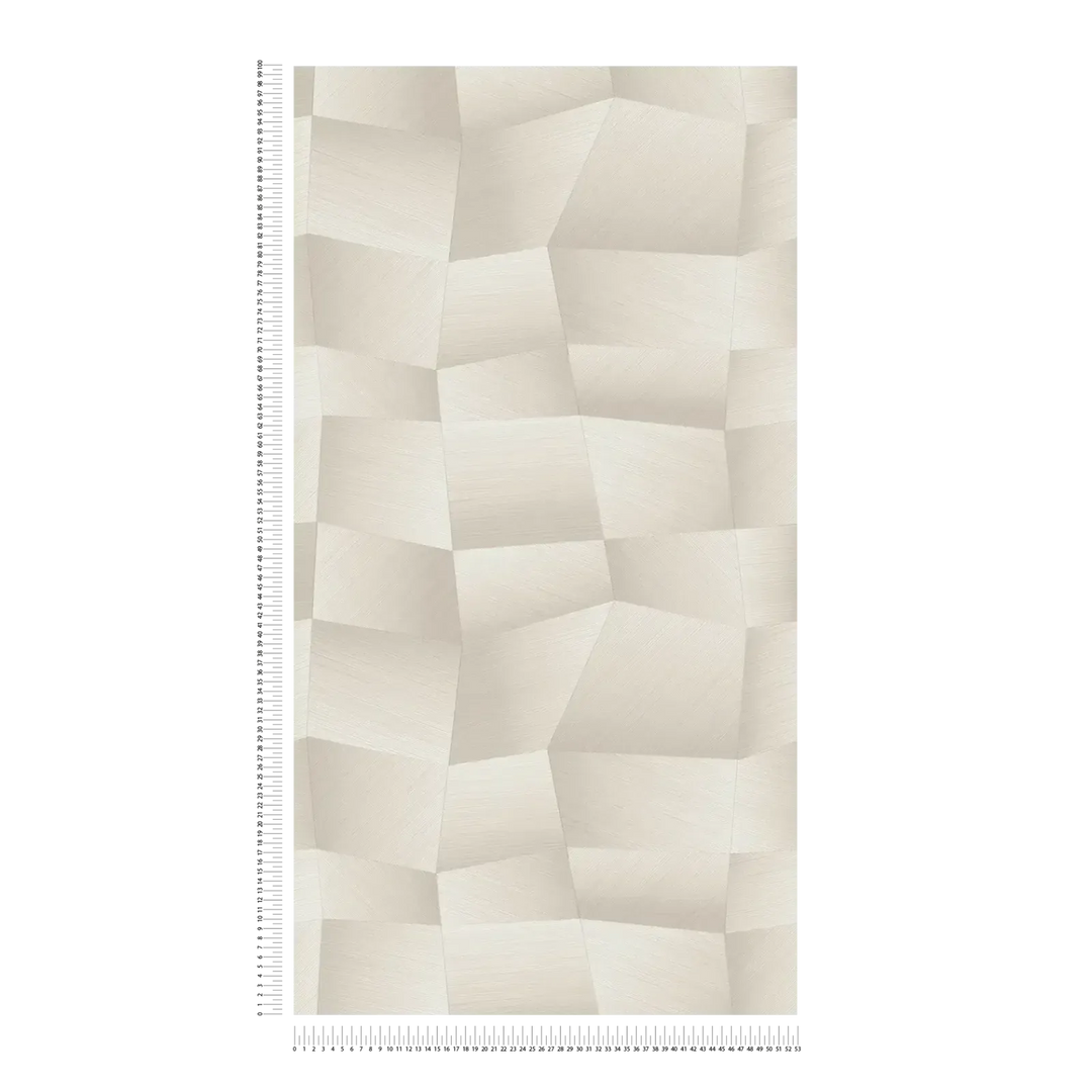 Tapetes ar abstraktu 3D teksturētu efektu - silti pelēkā - 3012645 AS Creation