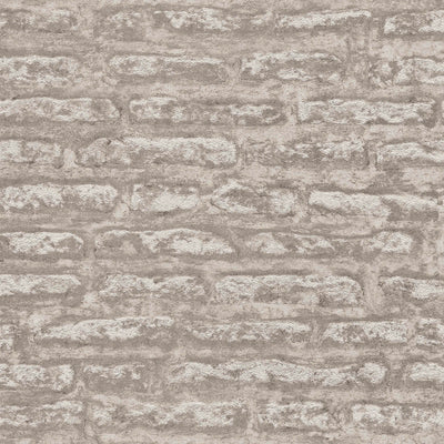Tapetes ar abstraktu akmens rakstu brūnā krāsā, 1372202 AS Creation