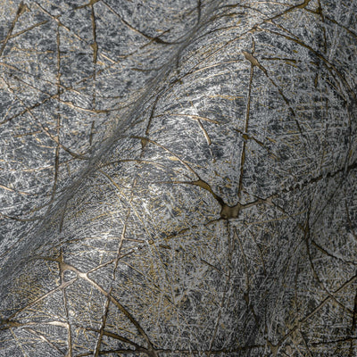 Tapetes ar abstraktu grafisku rakstu - melns, zelts, sudrabs - 1375136 AS Creation