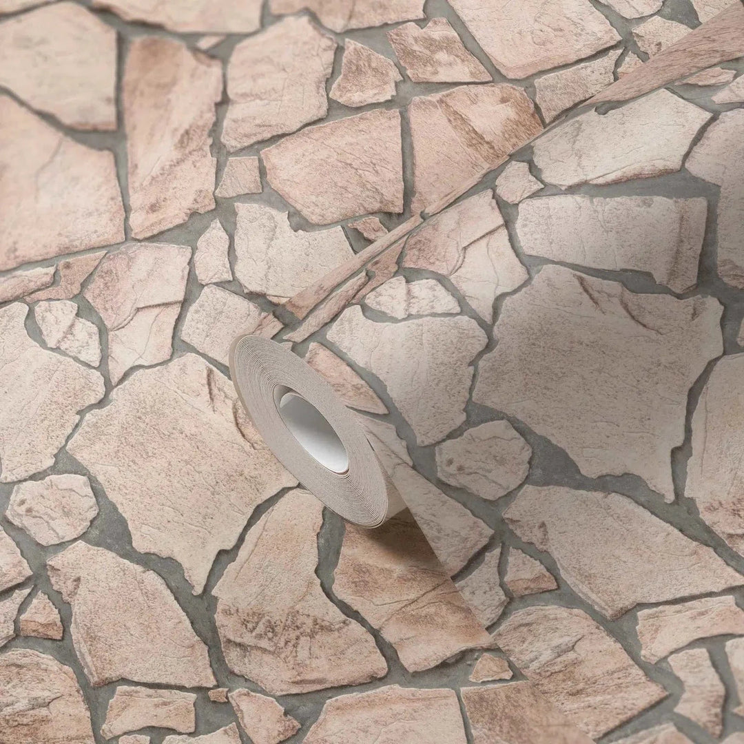 Tapetes ar akmens 3D efektu, reālistisks dabiska akmens raksts AS Creation