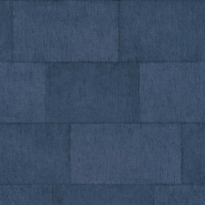 Tapetes ar akmens flīzes izskatu tumši zilā krāsā Tapetenshop.lv