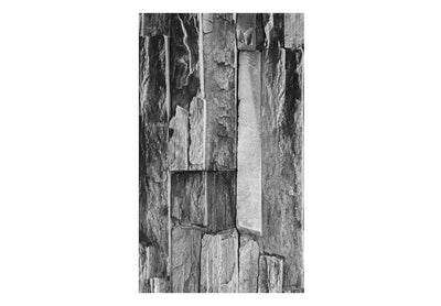 Tapetes ar akmens rakstu tumši pelēkos toņos, 90037 G ART