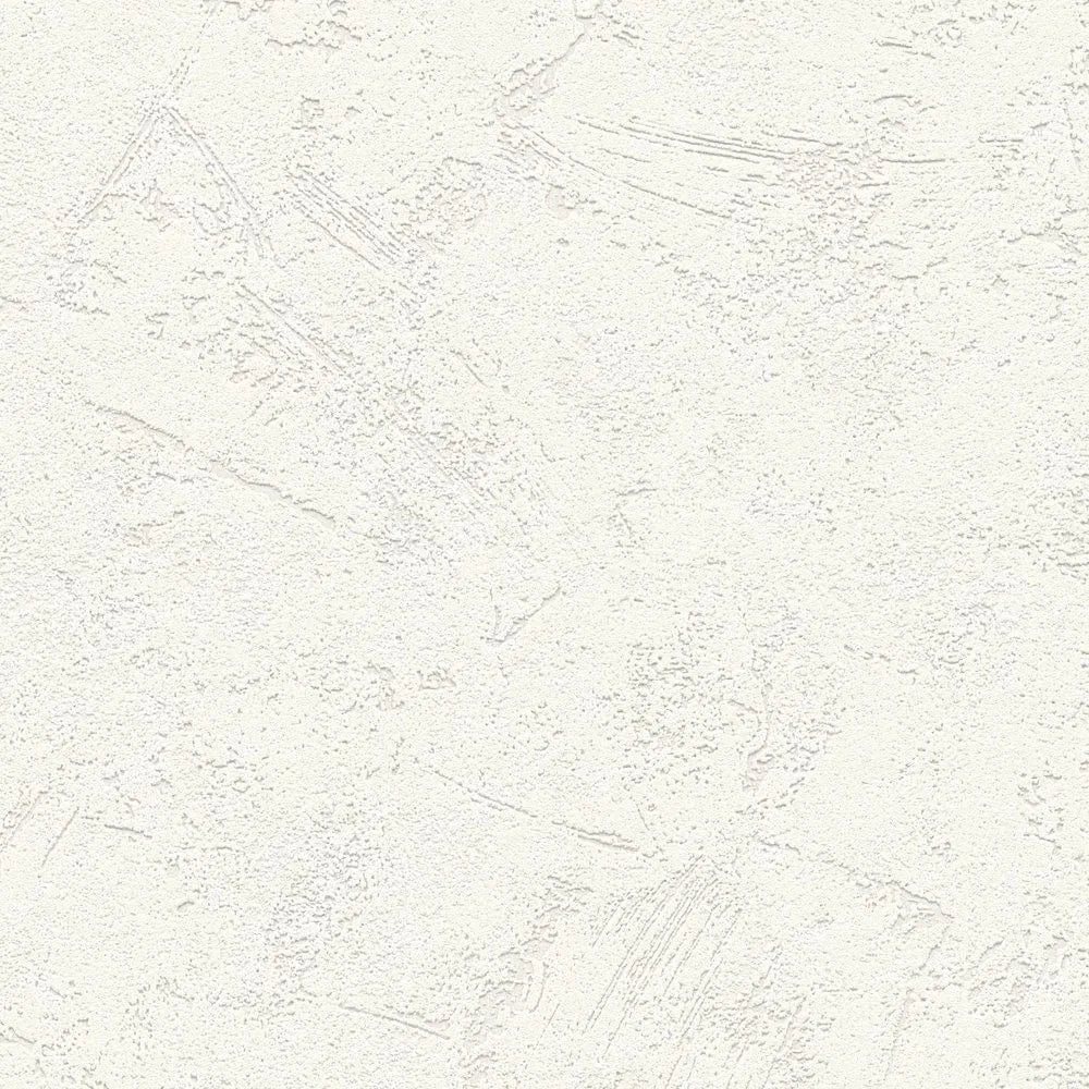 Tapetes ar apmetuma imitāciju baltā krāsā - 363503 AS Creation