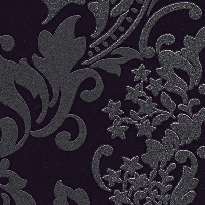 Tapetes ar baroka rakstu melnā krāsā, AS Creation 1302277 AS Creation