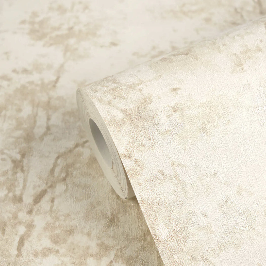 Tapetes ar dabīgu faktūru un abstraktām koku galotnēm – bēša - 3012703 AS Creation