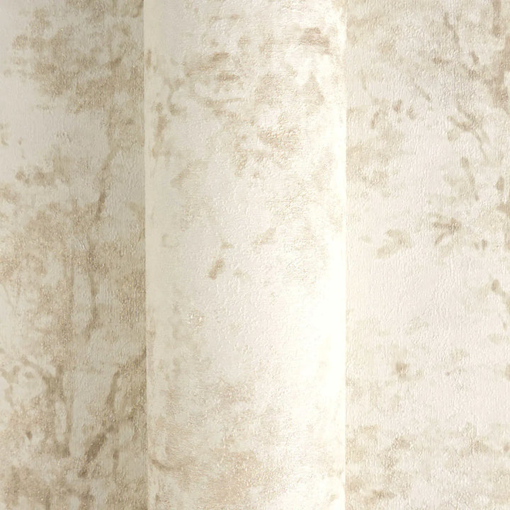 Tapetes ar dabīgu faktūru un abstraktām koku galotnēm – bēša - 3012703 AS Creation