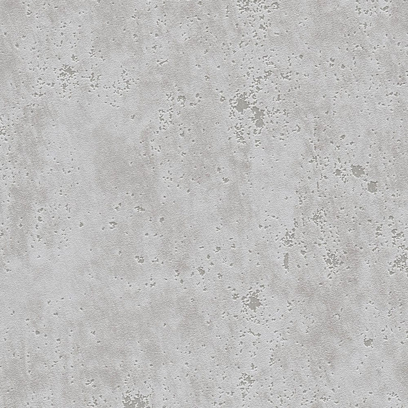 Wallpaper with decorative plaster appearance in grey, 1312664 AS Creation