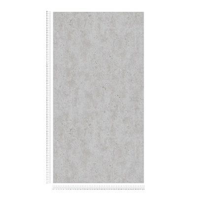 Wallpaper with decorative plaster appearance in grey, 1312664 AS Creation