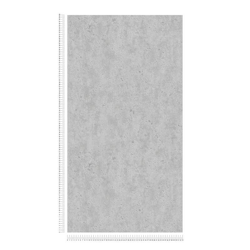 Wallpaper with decorative plaster appearance in grey, 1312664 AS Creation