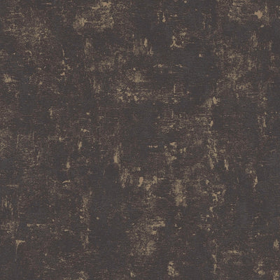 Tapetes ar dekoratīva apmetuma rakstu: melna, zelta, 1403553 AS Creation