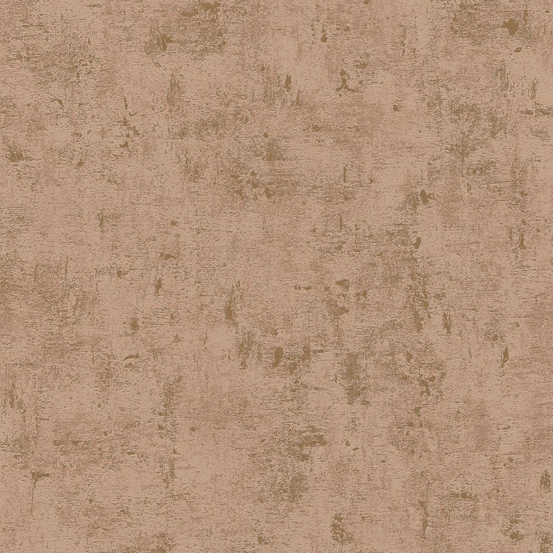 Tapetes ar dekoratīva apmetuma rakstu: rozā un zeltā, 1403612 AS Creation