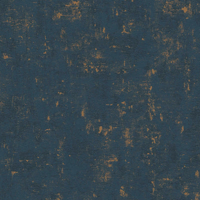 Tapetes ar dekoratīva apmetuma rakstu: tumši zilā, 1403603 AS Creation
