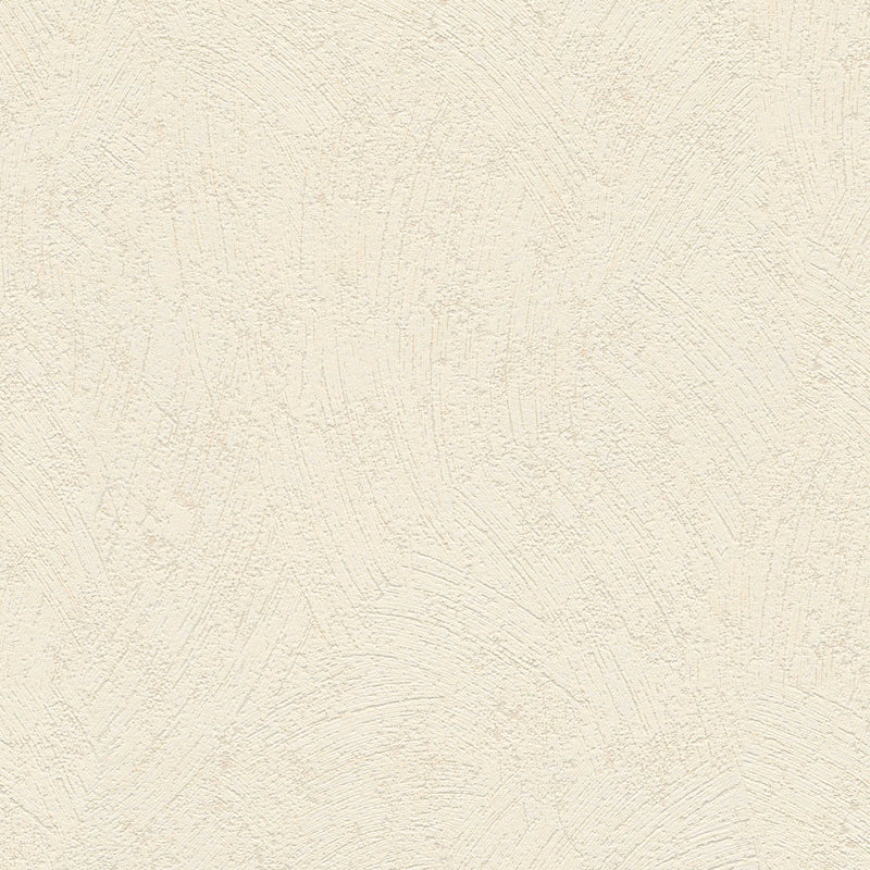 Tapetes ar dekoratīva apmetuma rakstu un tekstūru, krēmkrāsā, 565257 AS Creation