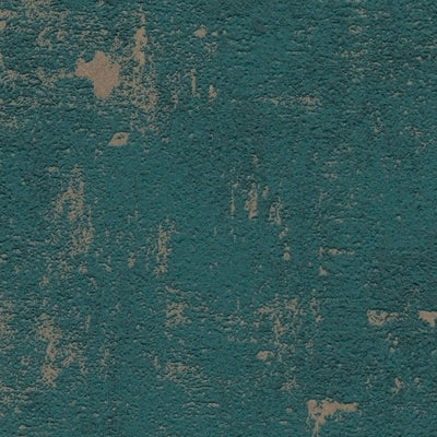 Tapetes ar dekoratīva apmetuma rakstu: zaļa, zila, 1403562 AS Creation