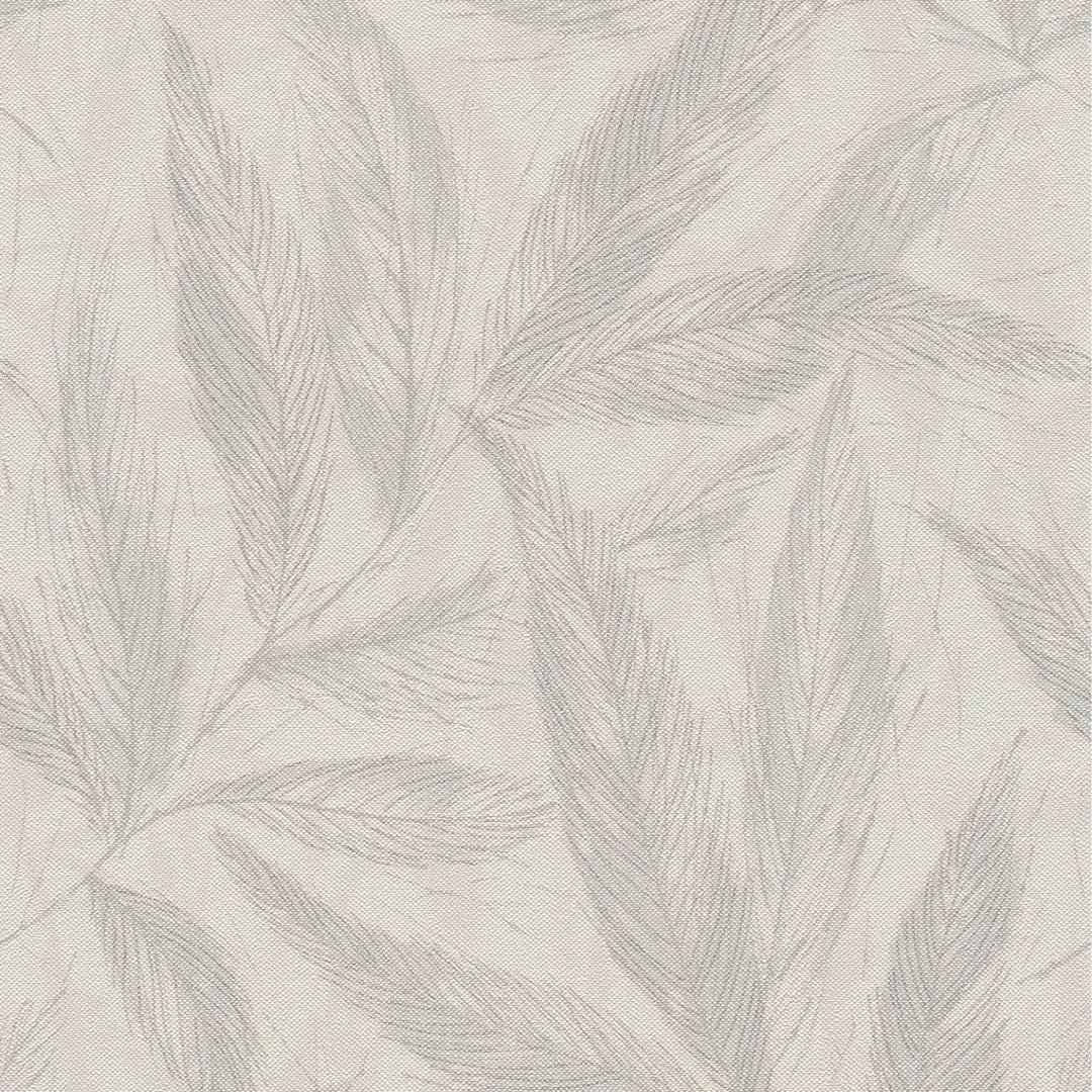 Pelēkas tapetes ar sudraba spalvām (3010664) AS Creation