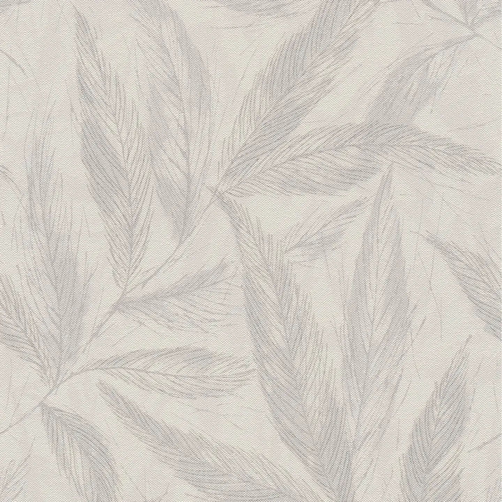 Pelēkas tapetes ar sudraba spalvām (3010664) AS Creation