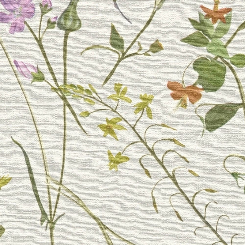 Tapetes ar detalizētu ziedu rakstu: daudzkrāsainas 1367624 AS Creation