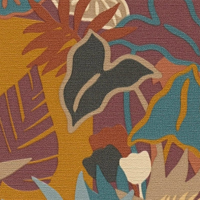 Tapetes ar dzīvniekiem džungļu stilā - daudzkrāsainas, 1373461 AS Creation