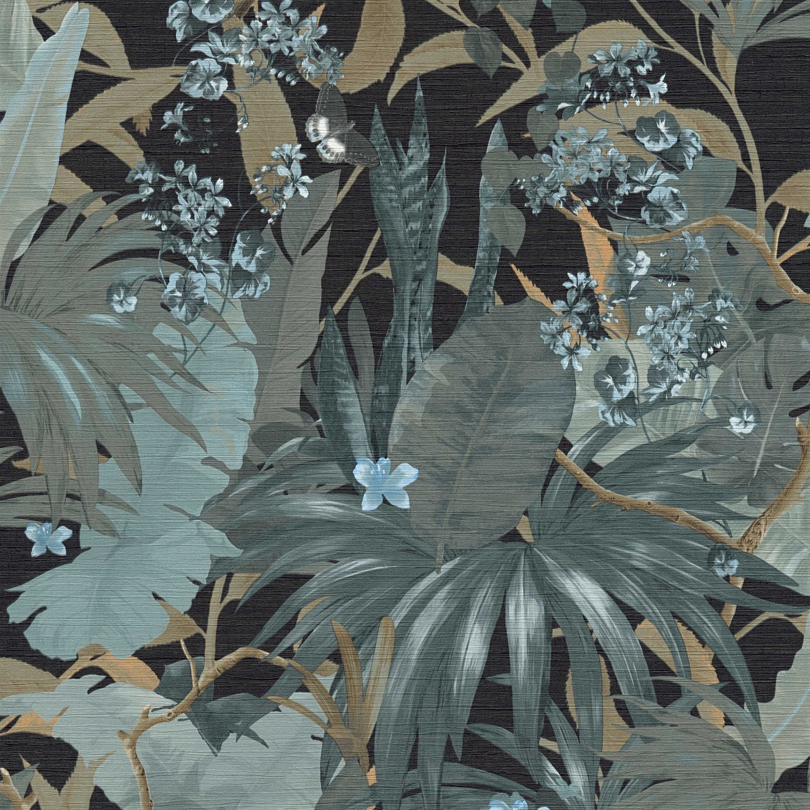 Tapetes ar džungļu dizainu zaļā krāsā - AS Creation 1360306 AS Creation